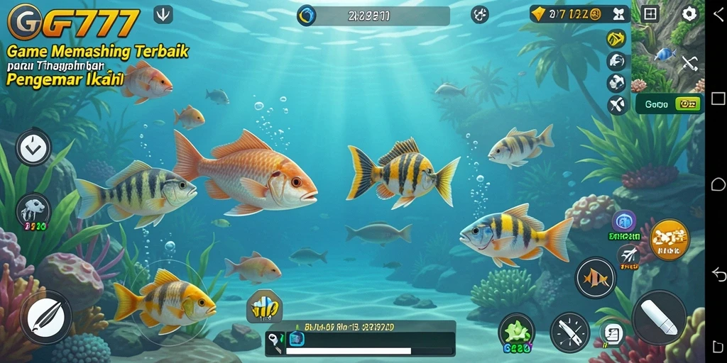 Screenshot GF777 menampilkan gameplay memancing yang seru dan menantang.