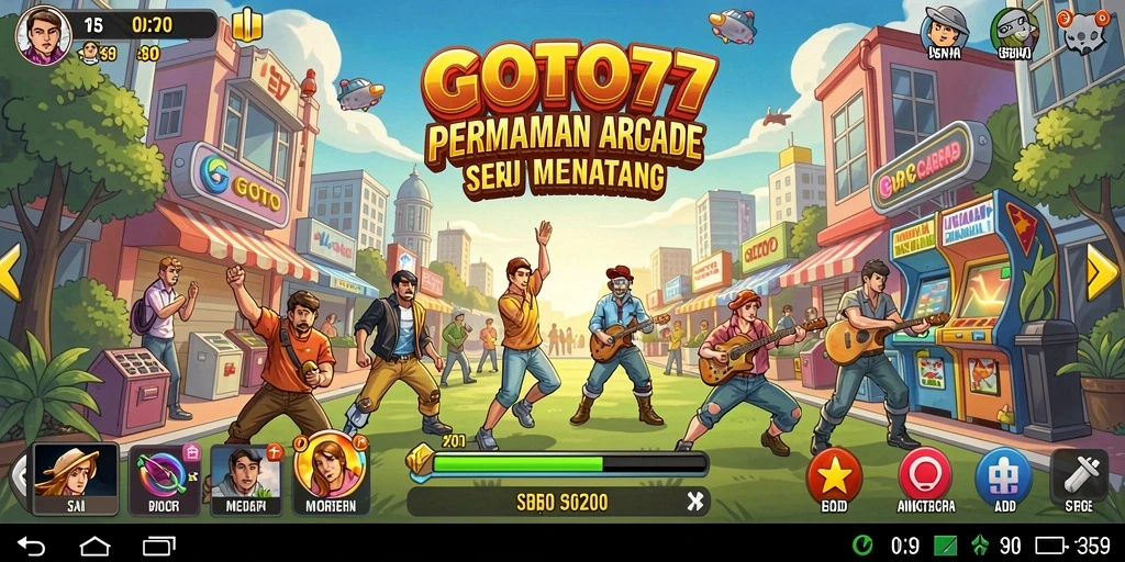 Tampilan gameplay seru GOTO77 yang mengasyikkan.