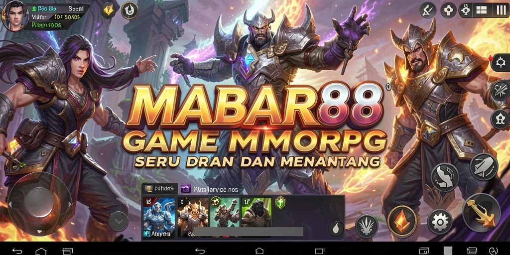 Gameplay seru di dunia MMORPG MABAR88 yang menantang.