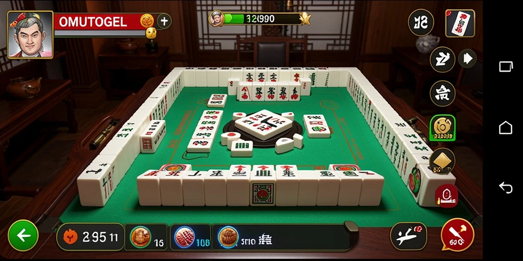 Screenshot gameplay Mahjong yang seru dan menantang.