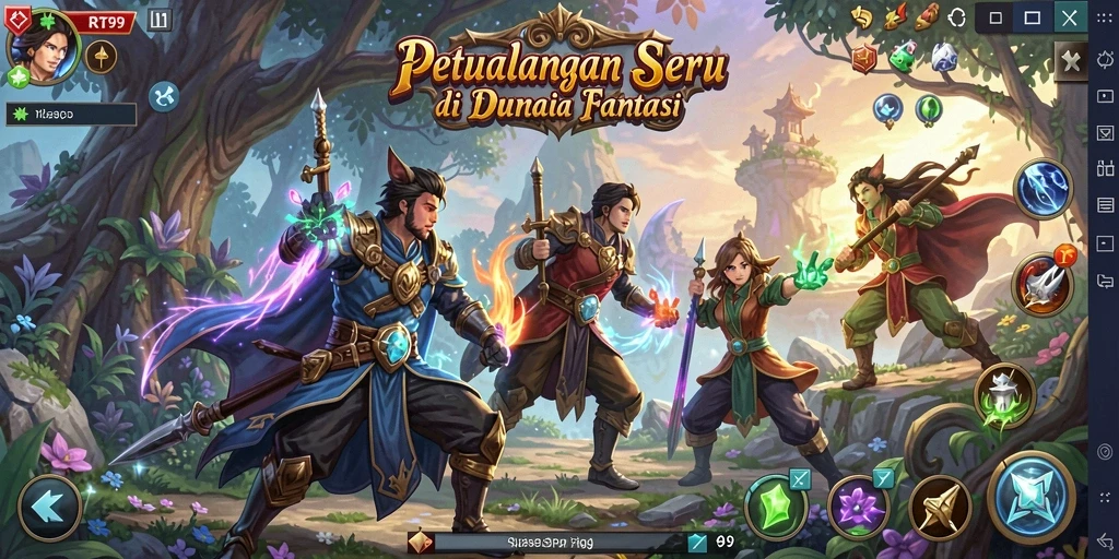 Tampilan gameplay RT99 yang menegangkan dan penuh aksi.