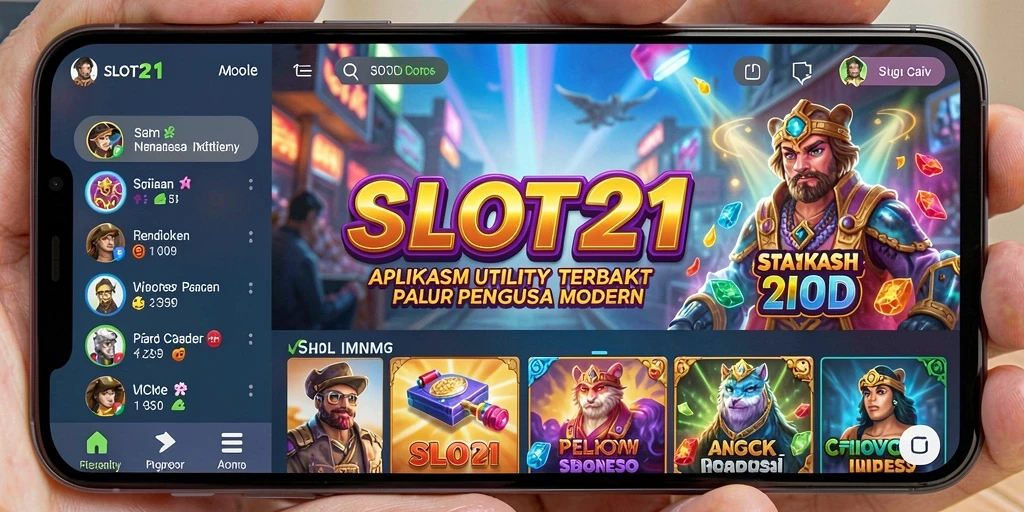 Tampilan antarmuka SLOT21 yang intuitif dan mudah digunakan.