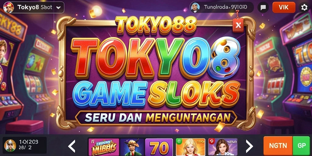 Tampilan menarik dari gameplay Slot TOKYO88 yang mengasyikkan.